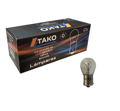 LAMPARA 1141 - 1 POLO PATA DESPLAZADAS, "V", 21W - 24V. - TAKO