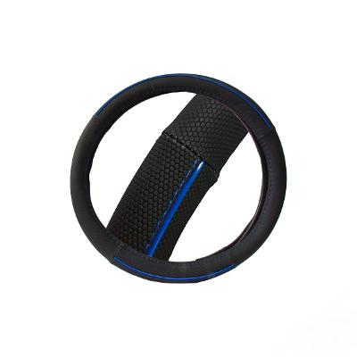 CUBRE VOLANTE, AUTO, WIRE, 37-39, NEGRO / AZUL - QKL