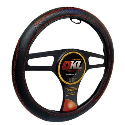 CUBRE VOLANTE, QKL, OPTIMUS, PEAK, 37/39CM., ROJO - TYT  AX93-R