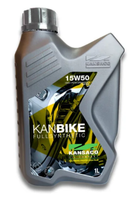 KANSACO - ACEITE - KANBIKE - 4T SINTETICO JASO MA2 / 15W 50 - MOTO X 1 LITRO