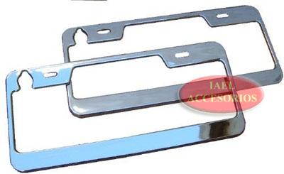 JUEGO MARCO PATENTE, CROMADO - IAEL