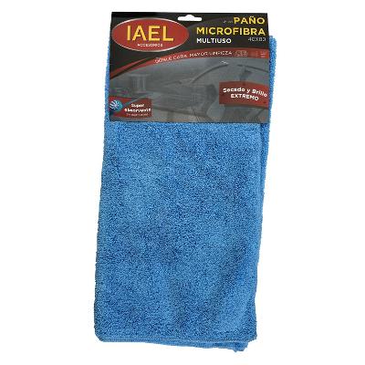 PA�O DE LIMPIEZA, MICROFIBRA, MULTIUSO, DOBLE CARA, 40x80CM., CELESTE - IAEL