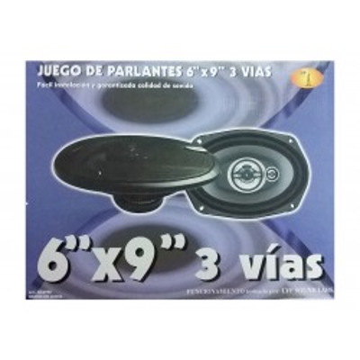 PARLANTES 6X9, 3 VIAS, CONO GRIS, POR JUEGO - LYF