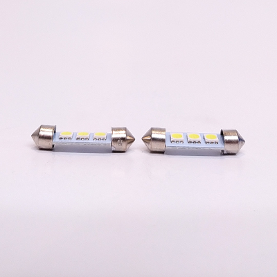 LED TUBULAR 12V 3 P SMD 5050 39MM BLISTER x 2 u. (x U.) (x U.) (x U.)
