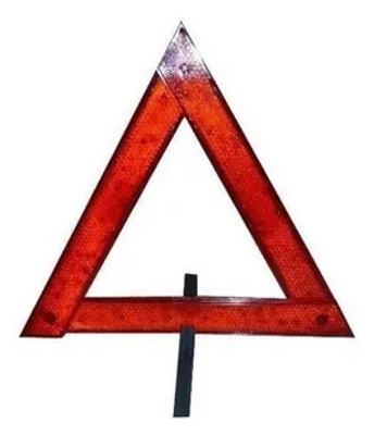 BALIZA TRIANGULARES, RETROREFLECTORAS, HOMOLOGADA, EN CAJA