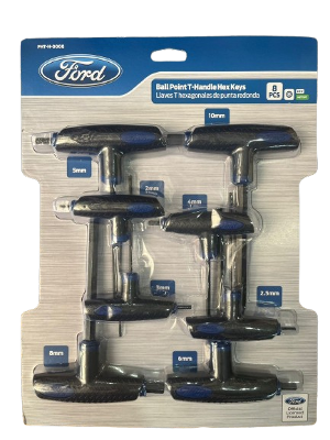 JUEGO DE 8 LLAVES, ALLEN  ( T ) - FORD
