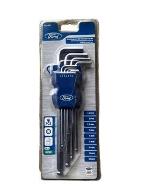 JUEGO DE 9 LLAVES, ALLEN, MM., - FORD