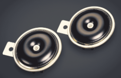 BOCINA GALLETA EL�CTRICA 12V AUTO JGO X 2 QKL