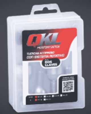 BULON DE SEGURIDAD QKL M12 - 1,5 (23 X 46 X 22 MM) ASIENTO CONICO-GIRO LIBRE