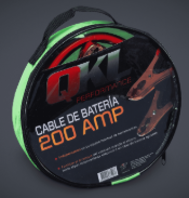 CABLE PUENTE BATERIA 200 AMPER PREMIUM QKL