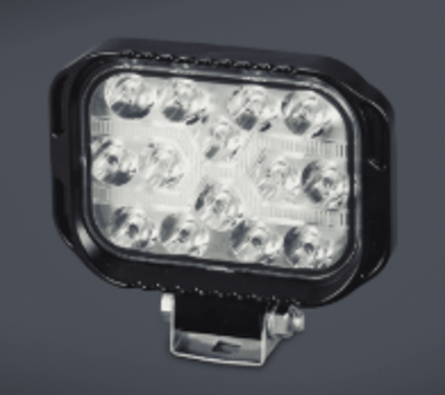 FARO DE LED RECTANGULAR 12x9 CM (USO FUERA DE RUTA) 36 LEDS 25W 10-30 VOLTS