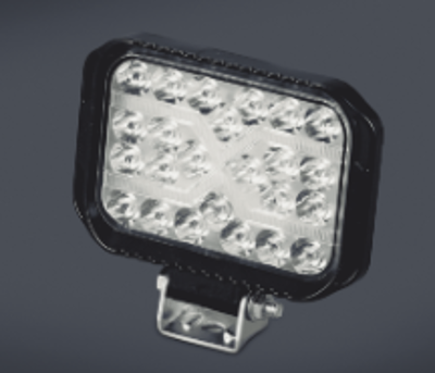 FARO DE LED RECTANGULAR 15x10 CM (USO FUERA DE RUTA) 50 LEDS 37W 10-60 VOLTS