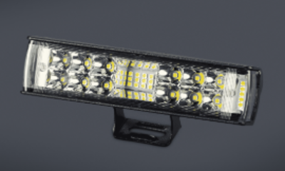 FARO DE LED RECTANGULAR 15x4 CM (USO FUERA DE RUTA) 12 LEDS 30W 10-30 VOLTS