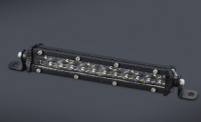 FARO DE LED RECTANGULAR BARRA 19x5 CM (USO FUERA DE RUTA) 18 LEDS 18W 10-30 VOLTS