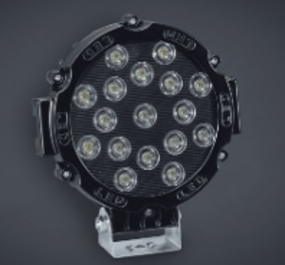 FARO DE LED REDONDO 18 CM (USO FUERA DE RUTA) 17 LEDS 51W 10-30 VOLTS