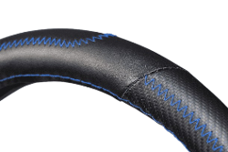 CUBRE VOLANTE QKL, OPTIMUS, PEAK , 37/39CM. , AZUL - TYT - AX92-A