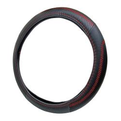 CUBRE VOLANTE, QKL, OPTIMUS, PEAK, 37/39CM., ROJO - TYT  AX93-R