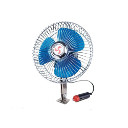 VENTILADOR METALICO DE 6", GIRATORIO, 12V. - OREGON