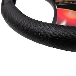 CUBRE VOLANTE QKL, OPTIMUS, PEAK , 37/39CM. , NEGRO - TYT AX91-N