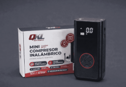 COMPRESOR DIGITAL INALAMBRICO 125W 12V USB QKL