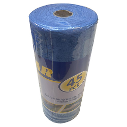 ROLLO DE MICROFIBRAS, 45 PCS., REUTILISABLES, 30X30CM. - GOODYEAR