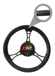 CUBRE VOLANTE AUTO ARROW 35-37 NEGRO QKL