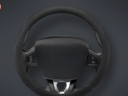 CUBRE VOLANTE AUTO 37-39 NEGRO-AZUL QKL