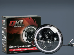 FARO DE LED REDONDO 18 CM WRANGLER (USO FUERA DE RUTA) 40W 10-30 VOLTS