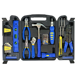 KIT DE HERRAMIENTAS GOODYEAR 90 PCS, CON CAJAS - GOODYEAR