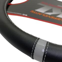 CUBRE VOLANTE, AUTO, ARROW BEAM, 37-39, NEGRO / GRIS - QKL