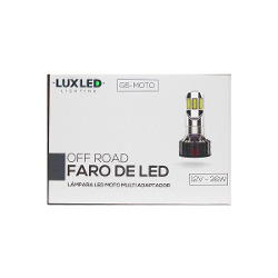 KIT DE LED MOTO,  LAMPARA LED MOTO CON MULTI ADAPTADOR - LUX LED