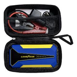 ARRANCADOR DE BATERIA PORTATIL, GOODYEAR, 10000MA. RECARGABLE, CON ESTUCHE Y LINTERNA - GOODYEAR