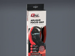 CACHA CUBRE VOLANTE AUTO ROJO METALIZADO CARBONO QKL