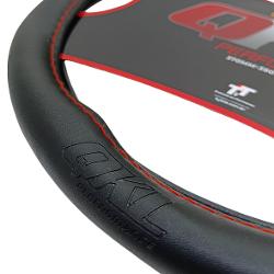 CUBRE VOLANTE, AUTO, ARROW BEAM, 37-39, NEGRO / ROJO - QKL