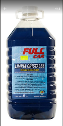 LIMPIA CRISTALES CONCENTRADO 5 L - COSMETICA - FULL CAR