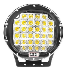REDONDO 96 WATTS (32 LED * 3 WATTS) COLOR BLANCO 12V / 24V - haz de luz spot - - FAROS - OREGON