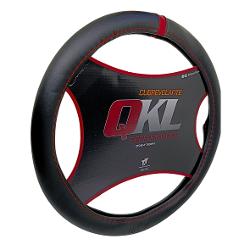 CUBRE VOLANTE, AUTO, ARROW BEAM, 37-39, NEGRO / ROJO - QKL