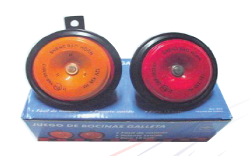 BOCINA GALLETA EL�CTRICA 12V AUTO JGO X 2 QKL
