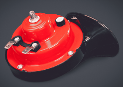 BOCINA CARACOL EL�CTRICA 12V AUTO JGO X 2 QKL