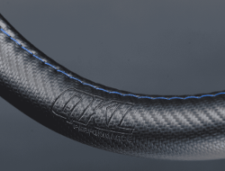 CUBRE VOLANTE AUTO PEAK 37-39 NEGRO-AZUL QKL