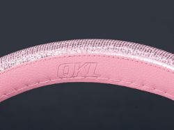 CUBRE VOLANTE AUTO 37-39 ROSA BRILLO QKL