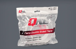 CINTA NANO DOBLE ADHESIVA TRANSPARENTE 2MM X 30MM X 3 MTS