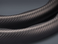 CACHA CUBRE VOLANTE AUTO GRIS OSCURO CARBONO QKL