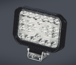 FARO DE LED RECTANGULAR 15x10 CM (USO FUERA DE RUTA) 50 LEDS 37W 10-60 VOLTS