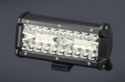 FARO DE LED RECTANGULAR 17x9 CM (USO FUERA DE RUTA) 40 LEDS 120W 10-30 VOLTS