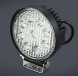 FARO DE LED REDONDO 11 CM (USO FUERA DE RUTA) 9 LEDS 27W 10-30 VOLTS